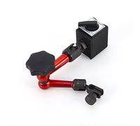Magnetic Base Stand, With Switchable Permanent Magnet, Three Joints and On/Off Switch for Dial Indicator, 7.8 Inch Height