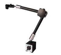 Magnetic Base with 375mm Mechanical Fitment Stand - 60kg Pull Force - Switchable Magnetic Dial Indicator Holder, Adjustable Articulating Arm for Engineering, Machining & Inspection