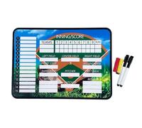 Magnetic Baseball Lineup Board, Baseball Dry Erase Coaching Broad, Handheld Design, Easy to Erase, with 2 Water-Based Pens, for Strategic Planning