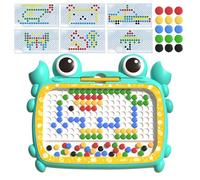 Magnetic Bead Board - Crab Drawing Board for Kids - Magnetic Beads Drawing Pad, Doodle Dots Kid Scribbler Educational Toy for Boys Girls