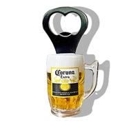 Magnetic Beer Bottle Opener Mug Shape Bottle Bar Refrigerator Decor Cool Unique Birthday Gifts Collection (Corona Extra)