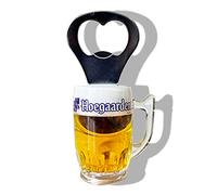 Magnetic Beer Bottle Opener Mug Shape Bottle Bar Refrigerator Decor Cool Unique Birthday Gifts Collection (Hoegaarden)