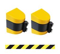 Magnetic Belt Barrier Retractable, Magnetic Suction Wall Mount Retractable Belt Barrier for Crowd Control Multiple Sizes(B,10M/32FT)