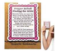 Magnetic Bible Bookmarks,Bookmarks | Christian Bookmarks with Bible Verses | for Church Sunday School Home Classroom Readers Collectors Personal Devotion