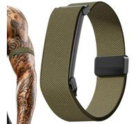 Magnetic Bicep Band for Google Fitbit Air,Nylon Arm Strap (Army Green)