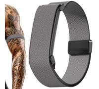 Magnetic Bicep Band for Google Fitbit Air,Nylon Arm Strap (Dark Gray)