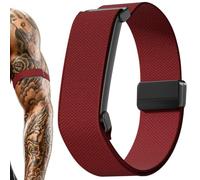 Magnetic Bicep Band for Google Fitbit Air,Nylon Arm Strap (Wine)