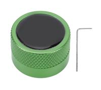 Magnetic Billiard Chalk Box Premium Aluminium Alloy Round Shaped Pool Chalk Holder with Polished Plate Design for Billiards Players and Enthusiasts Durable and Elegant Accessory (Green)