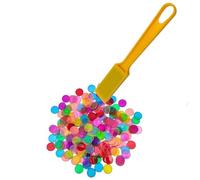 Magnetic Bingo Wand with Chips,1-Pack & 100 Metal Chips,5 Colorful Wands Set for Large Group Games,Family Game Night,Sensory Bins,Classroom Games,Educational Activities,Counting and Sorting