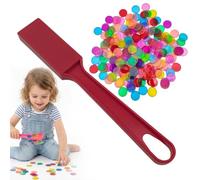 Magnetic Bingo Wand with Chips, Bingo Chip Game Set - 1-Pack & 100 Chips Set, Magnetic Bing-o Chip with Magneti Wand for Large Group Games, Family Game Night, Sensory Bins, Counting and Sorting