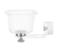 Magnetic Bird Cage Water Feeder Bowl for Parakeets 7.1x7.1x4.8cm | PET Plastic Build, Viewing Window, Spill Reduction, Cage Mounted, Easy Cleaning for Daily Maintenance