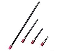 Magnetic Bit Holder 4pcs Drill Bit Extension Set Quick Change Socket for Accessing Tight Spaces with Stability and Control