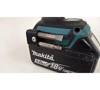 Magnetic Bit Holder for Makita 18V Drill & Impact Driver, Side Mounted, Strong Magnets, Low Profile Design - Galactic Gadgets (Black)