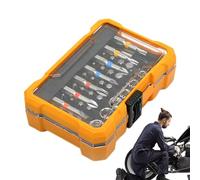 Magnetic Bit Set | 50 Piece Magnetic Steel Tool with Storage Box, Screw Set - For Glass, Brick, Cement, Granite, Wood, Tile, Metal, Stone