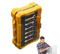 Magnetic Bit Set - Steel Magnetic Tool with Storage Case, Drill Bit Set for Drilling and Screwing - for Drilling on Glass, Brick, Granite, Wood, Tiles, Porcelain,