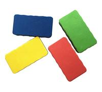Magnetic Blackboard Chalkboard Whiteboard Eraser Cleaner Dry Wipe Marker Pen Duster White Black Chalkboard Multi Color Randomly Durable Design