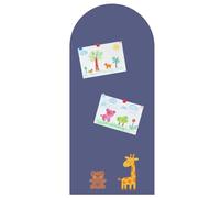 Magnetic Blackboard Wall Sticker - Removable Oblique Writing Film with Self Adhesive Layer - Reusable Self Adhesive Wallpaper,for Boys Girls Students Teachers Indoors Home Bedroom Tile
