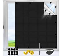 Magnetic Blackout Blinds Window, 145 X 200cm Removable Blackout Blind, Temporary Blackout Blinds for Windows Fits Any Size Shape, No Drilling Blackout Blind with 12 Magnets