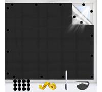 Magnetic Blackout Blinds Window, 145 X 300cm Removable Blackout Blind, Temporary Blackout Blinds for Windows Fits Any Size Shape, No Drilling Blackout Blind with 12 Magnets