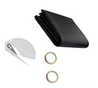 Magnetic Blackout Window Cover, No-Drill Light Blocking Shades with Auxiliary Strips Privacy Shield for Bedroom 145x100cm Black(A)