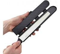 Magnetic Blade Guards Medium Pack - Color: Black - 265mm long and will take a blade up to 35mm wide - Help avoid cutting fingers fumbling in drawers by using magnetic blade guards on your sharp knives