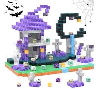 Magnetic Blocks 100 Pcs Halloween Building Toys Gifts Construction Toys for 3 4 5 6 7 8 Year Old Boys & Girls, STEM Montessori Sensory Creative Kids Toys