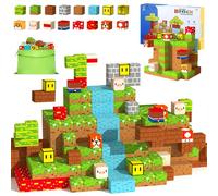 Magnetic Blocks 100 Pcs, Magnetic Building Blocks Toys Age 3+ for Kids, Construction Toys STEM Montessori Sensory Toys for Kids Boys Girls Ages 3 4 5 6 7 8 9 10 Christmas Birthday Gifts