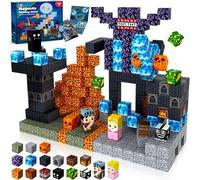 Magnetic Blocks - 100PCS Build Magnetic Dark Mechanical Guardian Castle