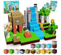 Magnetic Blocks-100PCS Magnetic Building Blocks Magnetic Tiles Stacking, STEM Montessori Sensory Toys for Toddlers Kids Boys Girls Ages 3 4 5 6 7 8 9 10 Birthday Gifts