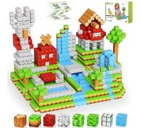 Magnetic Blocks, 103 Pcs 1 Inch Magnetic Building Blocks Magnetic Tiles Stacking Cube Toys for Kids Build Forest World STEM Game Toys for Boys Girls 3 4 5 6 7 8 Year Old Christmas Birthday Gift