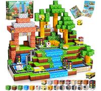 Magnetic Blocks - 150PCS Magnetic Building Blocks Road Forest Cubes Toys for Montessori Toddler Birthday Gifts -STEM Sensory Construction Toys for Kids Ages 3+ for Boy & Girl