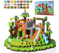 Magnetic Blocks 150PCS Mini Magnatiles for Kids Ages 2-12 Mine 3D World Magnet Tiles Building Toys Sets Magnetic Building Blocks Stem Toys for Boys/Girls Sensory Toys for Toddlers (Forest)