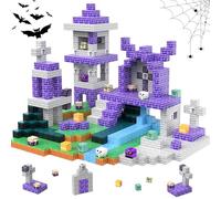 Magnetic Blocks Halloween Building Toys Gifts Construction Toys for 3 4 5 6 7 8 Year Old Boys & Girls, STEM Montessori Sensory Creative Kids Toys Halloween Decor Party Favors