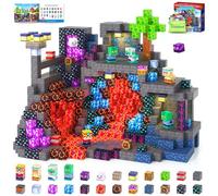 Magnetic Blocks Mine Cave Magnet World Construction Building Kids Toys