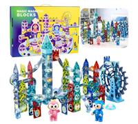 Magnetic Blocks Set Ferris Wheel Track 118 pcs