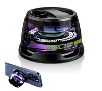 Magnetic Bluetooth Speaker Portable Wireless Speakers with RGB Lights Stereo Sound with Strong Magnetic Mount for Smartphones Refrigerator Kitchen Travel Camping Pool Party Graduation Gift for Father