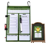 Magnetic Board For Dugout - Double-Sided Erasable Baseball Softball Training Clipboard | League Youth Tournament Training School Competition