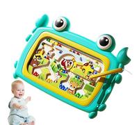 Magnetic Board for Kids | Fun Crab Shape Learning Games with Pen | Magnetic Maze Toys | for Toddler Kids Boys Boy Children Preschool Travel Day Home Play Easter Valentines