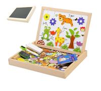 Magnetic Board for Kids - Wooden Writing Board | Educational Drawing Toy | Preschool Classroom Learning Tool - Boys School Game - Durable Magnetic for Letters Numbers Creative Play