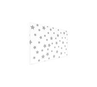 Magnetic Boards MetalBoard Gray Stars Background 60x40cm a Magnetic Metal Poster for All Types of Magnets + a Set of Accessories Included