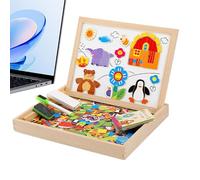 Magnetic Boards - Wooden Magnetic Whiteboard Drawing for Kids, Writing Board, Educational Learning Tool for Preschool, Kindergarten, School, Classroom Activities, Creative Play, Early Education