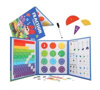 Magnetic Book of Fractions for Children Mathematical Educational Material