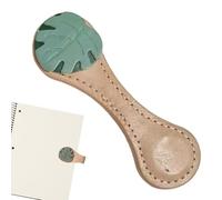 Magnetic Bookmark 10 x 3.1 x 0.6 cm Leather Magnetic Bookmark with Cartoon Pattern, Page Clip Book Page Holder for Students, Teachers and Readers