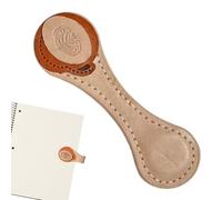 Magnetic Bookmark 10 x 3.1 x 0.6 cm Leather Magnetic Bookmark with Cartoon Pattern, Page Clip Book Page Holder for Students, Teachers and Readers