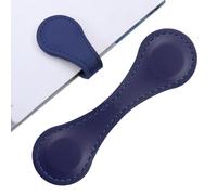 Magnetic Bookmark Clips - Vintage PU Leather Bookmark Clips for Reading | Retro Magnetic Bookmarks | Student Teachers Bookmarks Elegant Camping | Classroom