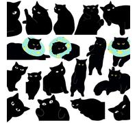 Magnetic Bookmarks - 18 Pieces Assorted Cute Book Markers Clip Set for Teachers Students Book Lovers Reading, for School Office Home Supplies, Kawaii Cat Magnet Page Markers