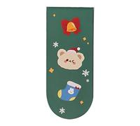 Magnetic Bookmarks - 2.5 x 6 cm, Colorful Magnetic Page, Strong Hold Magnet | Christmas Bookmark Material, Christmas Book for Men, Women, Teens