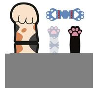 Magnetic Bookmarks For Ladies - 5 Pieces Cute Cat Paw Clips,Cat Paw Shaped Bookmarks For Reading And Page Marking - Gift Women Kids Office School Travel Library Studies