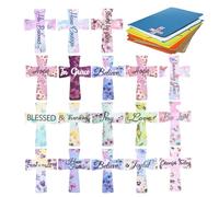 Magnetic Bookmarks for Reading, Inspirational Stationery Page Holder, Bible Reading Magnetic Cross Bookmarks - for Bible Scripture Notebook Journal Planner Book Lovers Readers Students Christl
