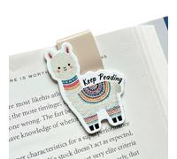 Magnetic Bookmarks for Women, Cute Alpaca Book Markers for Reading Lovers, Strong Page Clips for Students & Teachers, Unique Alpaca Gifts for Women Men, Book Club Gift Ideas for Readers
